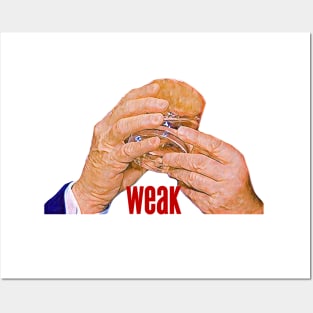 Trump - Frail Water Hands Posters and Art
